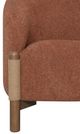 Armen Living Stormy Chestnut Brown/Rust Chair-5