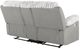 Global Furniture USA U6028 Gray Manual Reclining Loveseat with Console-5