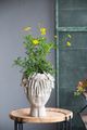 A & B Home Gray Head Bust Planter-4