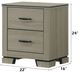 ACME Furniture Joanna Weathered Gray Nightstand-2