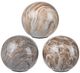 A & B Home 3-Piece Brown Decorative Spheres-0