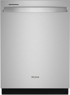 Lave-vaisselle encastré à commandes dissimulées de 24 po Whirlpool® - Acier inoxydable résistant aux traces de doigts