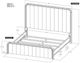 International Furniture Direct Mezquite Light Gray/Natural Upholstered Eastern King Panel Bed-2