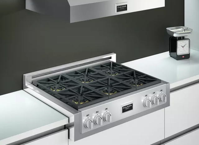 Fulgor Milano® Sofia 600 Series 36" Stainless Steel Pro Style Gas Rangetop-1