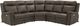 Palliser® Furniture Customizable Asher 6-Piece Power Reclining Curved Sectional with Storage Console-0