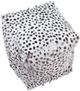 Moe's Home Collection Spotted Goat Fur Light Grey Pouf-2