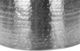 Monarch Specialties Inc. Chrome Iron Bell Pedestal Drum Table-4
