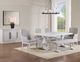Steve Silver Co. Warren Gray/White Upholstered Bench-4