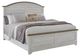 American Woodcrafters Meadowbrook 5-Piece Sand/Whitewash King Arched Panel Bedroom Set-1