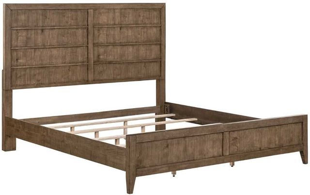 Liberty Furniture Shaker Lakes 4-Piece Harvest Brown King Bedroom Set-2