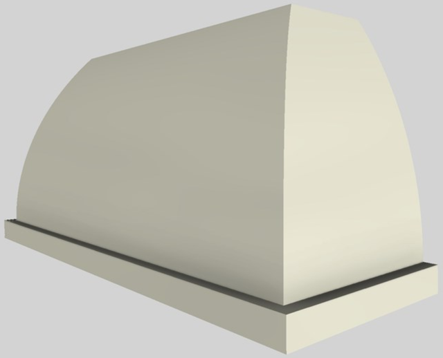 Vent-A-Hood® Designer Series 60" Biscuit Wall Mounted Range Hood-2