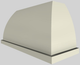 Vent-A-Hood® Designer Series 60" Biscuit Wall Mounted Range Hood-5