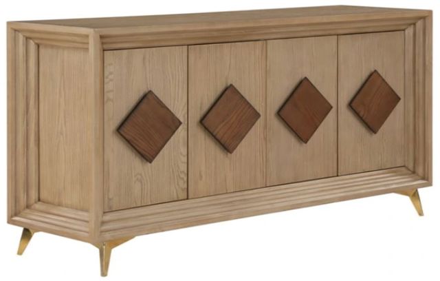 Coast2Coast Home™ Wovey Wheat Brown Credenza-0