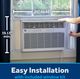 GE® 11,000 BTU's White Window Mount Air Conditioner with Heat Pump-5