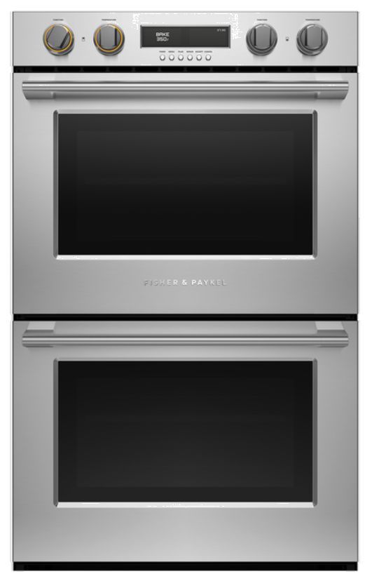 Fisher & Paykel Series 7 30" Stainless Steel Professional Double Electric Wall Ovens