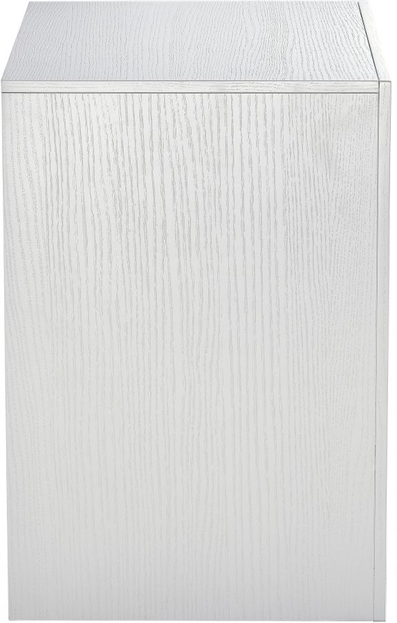 Meridian Furniture August White Wash Nightstand-3