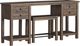 Magnussen Home® Smithton 2-Piece Homestead Brown Sofa Table and Stool Set-0
