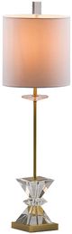 A & B Home Clear/Gold Buffet Lamp-2