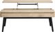 Magnussen Home® Fletcher Driftwood Lift Top Storage Cocktail Table with Black Base-3