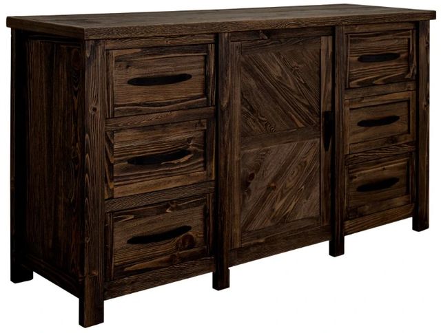 International Furniture Direct Dutton Brown Dresser-0