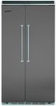 Viking® 5 Series 42" 25.3 Cu. Ft. Damascus Gray Built-In Side-by-Side Refrigerator-0