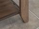 International Furniture Direct Natural Teca Brown Chairside Table-3