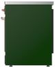 Ilve® Majestic III 30" Emerald Green Pro Style Induction Range with Solid Door and Copper Trim-2