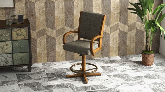 Chromcraft Customizable Camryn Swivel Tilt Counter Height Dining Stool-1