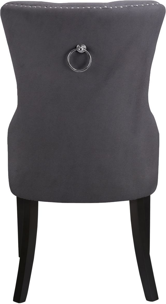 Meridian Furniture Nikki Gray Velvet Dining Chair-2