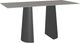 Amisco Customizable Gemma 84" Rectangular Bar Height Pub Table with 0.5" Taupe Glass Top-0