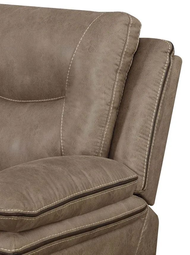 Steve Silver Co. Isabella Sand Manual Reclining Sofa-2