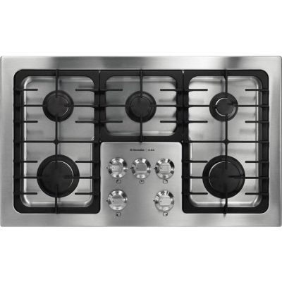 36" Gas Cooktop with 5 Sealed burners, Interlocking Grates and Professional Controls-0