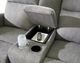 Signature Design by Ashley® Moreau Place Sterling Double Manual Reclining Loveseat with Console-5