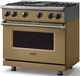 Viking® 7 Series 36" Golden Hour Pro Style Natural Gas Range with Griddle-5
