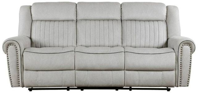 Homelegance® Brennen Mist Double Manual Reclining Sofa-2