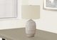 Monarch Specialties Inc. 24"H Cream Resin Table Lamp-4