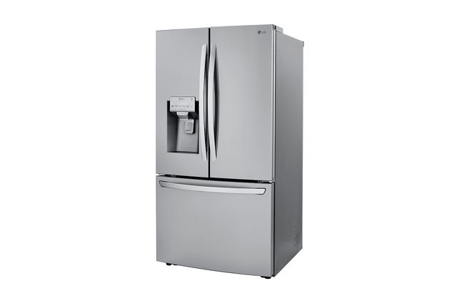LG 23.50 Cu. Ft. Stainless Steel Counter-Depth French Door Refrigerator-3