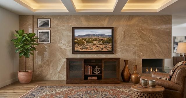 Sunny Designs™ Santa Fe Dark Chocolate 63” TV Console-1