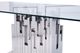 VIG Furniture Modrest Edwin Stainless Steel Glass Dining Table-2