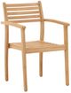 Dovetail Furniture Verdant Natural Wooden Outdoor Dining Chair-0
