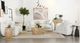 Coaster® Isabella 3-piece Natural Faux Sheepskin Upholstered Seating Set-0