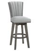 Mazin Furniture Corvallis Gray Swivel Pub Height Chair-3