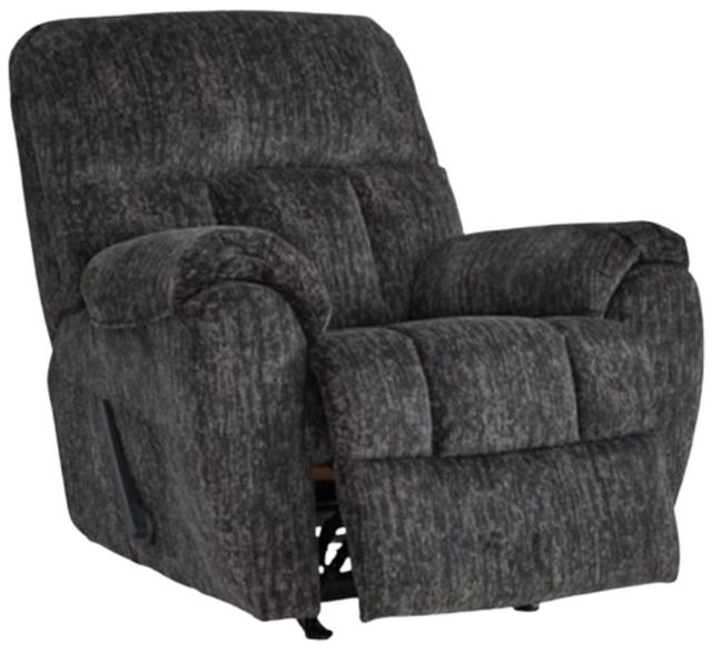 Signature Design by Ashley® Rampant Gunmetal Manual Rocker Recliner-2