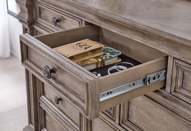 Signature Design by Ashley® Blairhurst Light Grayish Brown Dresser and Mirror-3