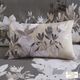 Olliix by N Natori Odessa Embroidered Cotton Neutral 12" x 20" Oblong Decorative Pillow-1