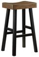 Homelegance® Caspian Black/Brown Pub Height Stool-0