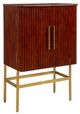 Furniture Classics Ricky Brown/Gold Bar Cabinet-0
