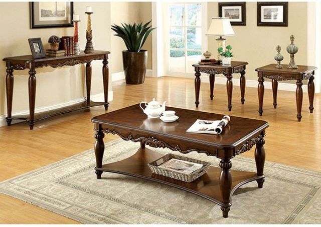 Furniture of America® Bunbury Cherry Sofa Table-2