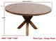 Forty West Harrison Brown Dining Table-1