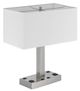 Cal® Lighting & Accessories Colmar Brushed Steel Table Lamp-0